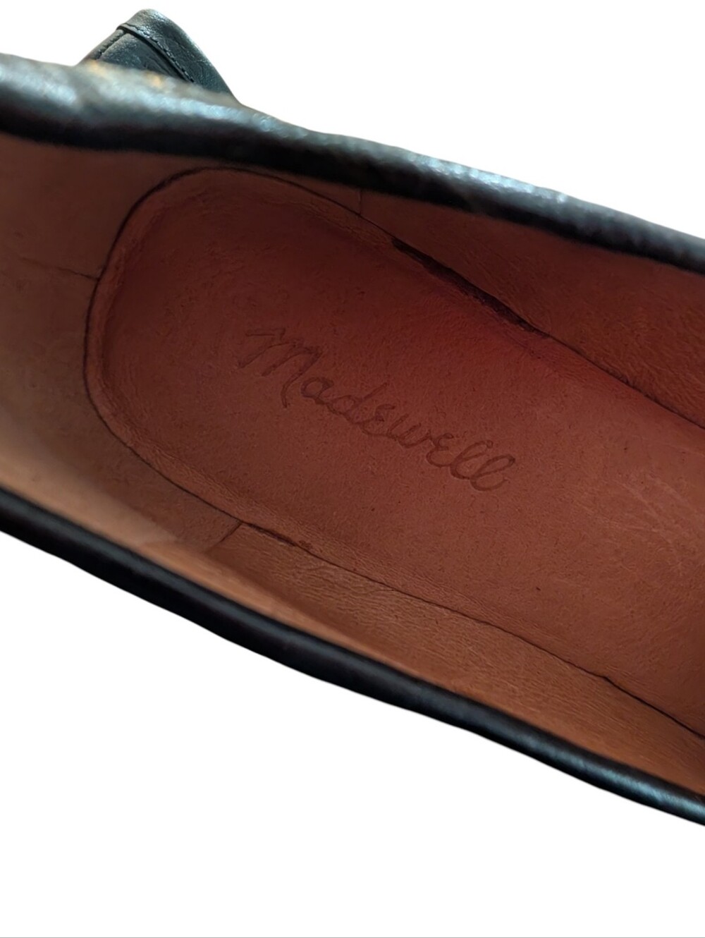 Madewell Frances Loafer in black leather, size 7.5. - Picture 7 of 9